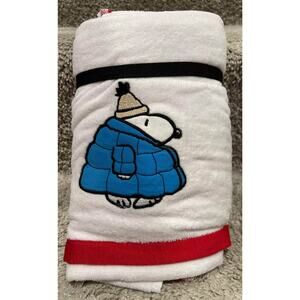 Peanuts Snoopy Hand Towel - Blue Puffer